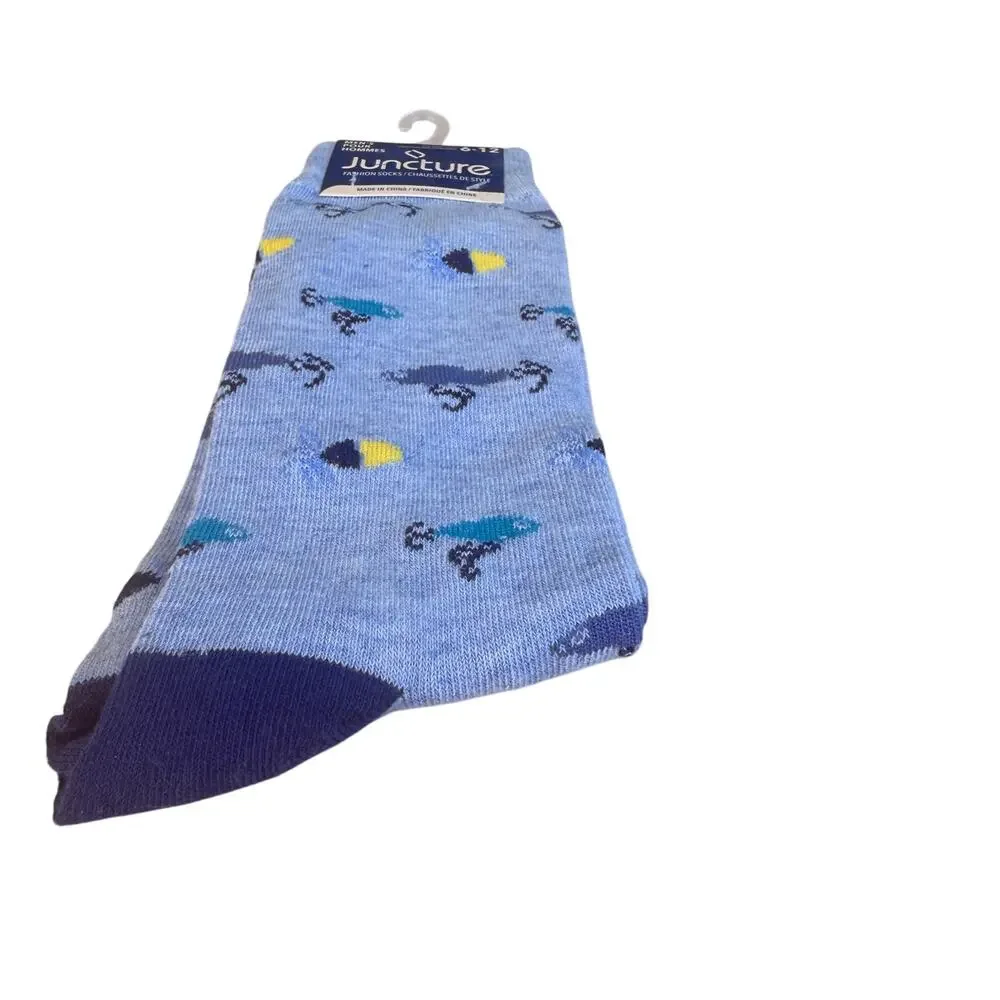 NWT Juncture Mens Fishing Socks Outdoor Adult Socks Mens Gift New Outdoor